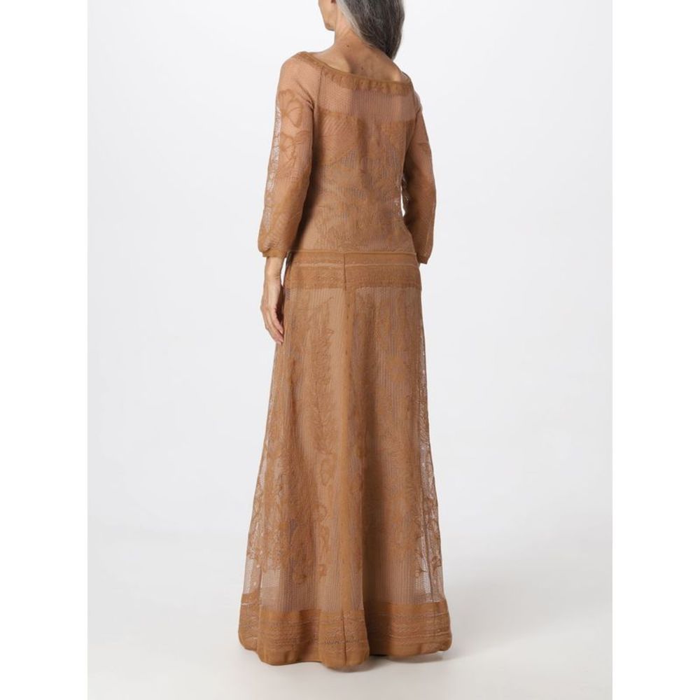Alberta Ferretti Dress Woman Brown - Picture 2 of 4